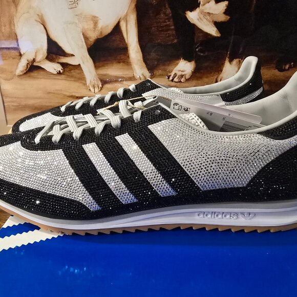 adidas Originals Other - Adidas SL 72 OG Rhinestone Grey Black (KJ6151) Men's Size 10 US Authentic NEW